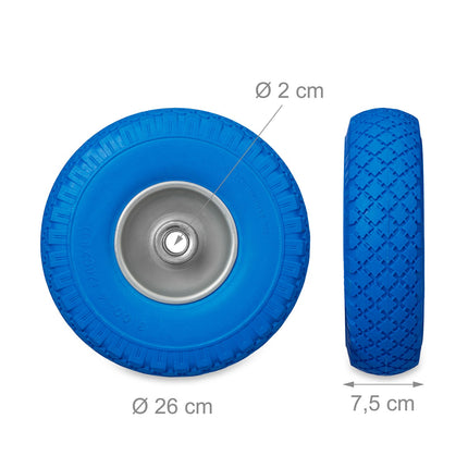 jeu de 2 roues de brouette 3.00-4