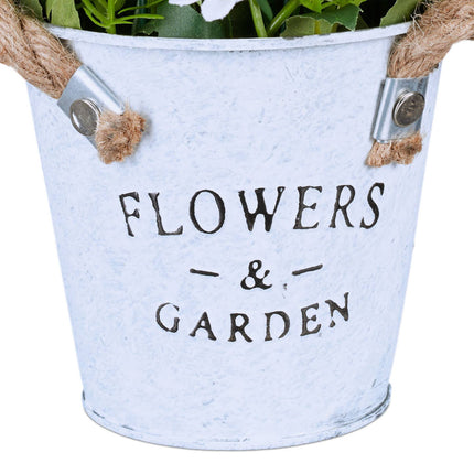 ensemble de 3 fleurs artificielles en pot