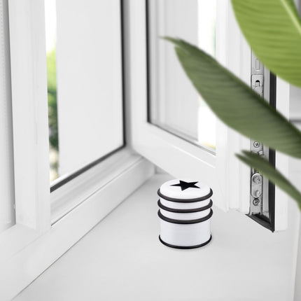 lot de 3 butées de porte avec motif étoile