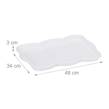 ensemble de 3 bacs d'égouttage pour 2 paires de chaussures