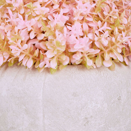 ensemble de 4 fleurs artificielles en pot