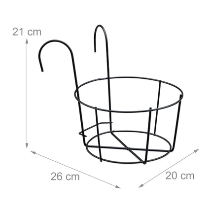 ensemble de 4 cache-pots pour le balcon