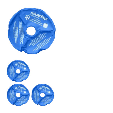 4er Set Knieschoner in blau