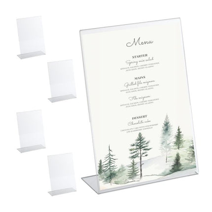 lot de 5 supports de table DIN A4