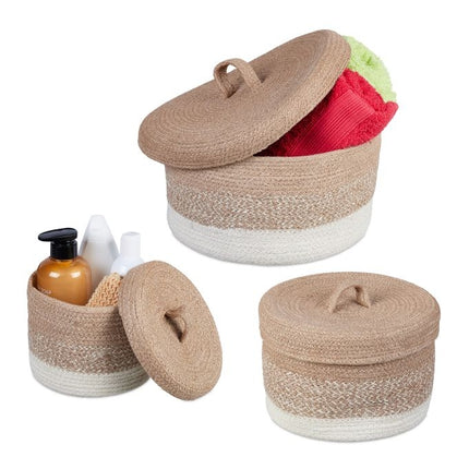panier de rangement en 3 parties
