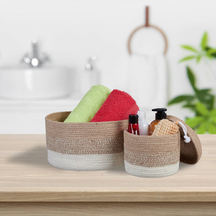 panier de rangement en 3 parties