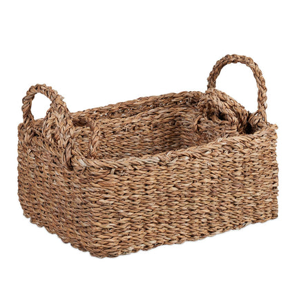 panier de rangement en 3 parties en algues